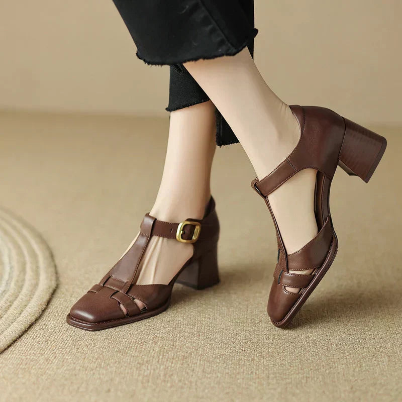 Michela - Square Toe Sandals