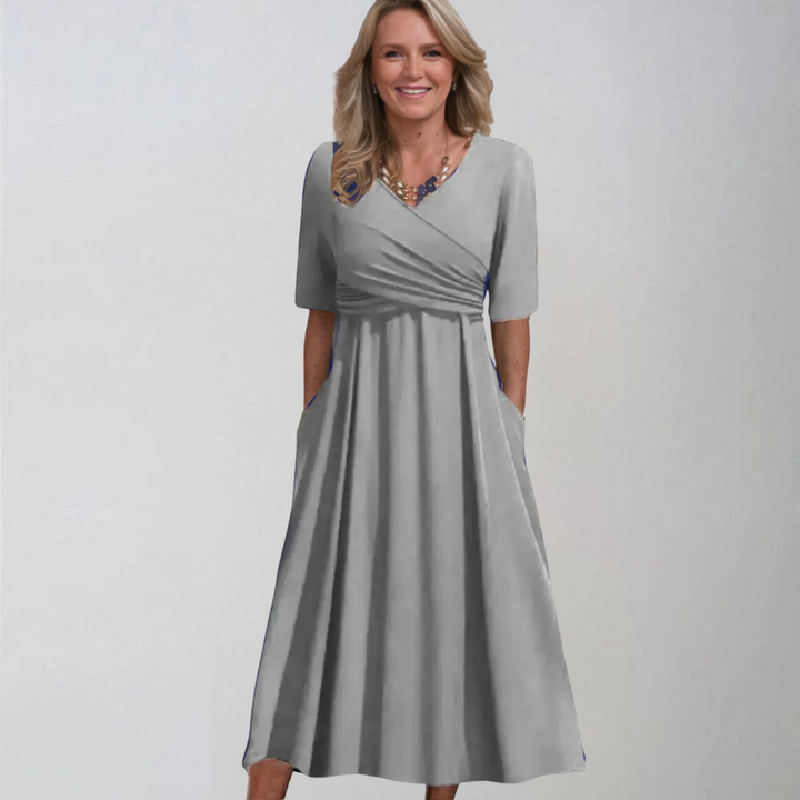 Petra | Stylowe midi sukienki z kieszeniami