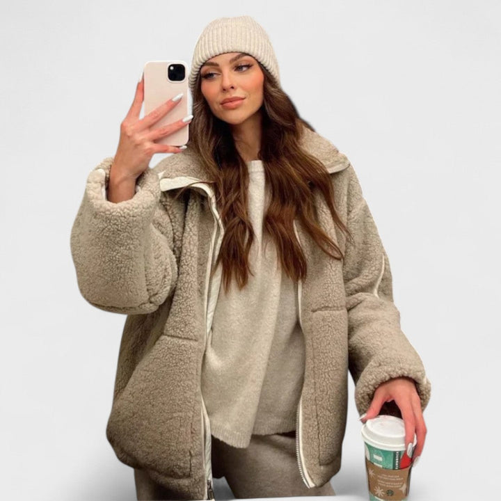 KAJA | SOFT TEDDY COAT