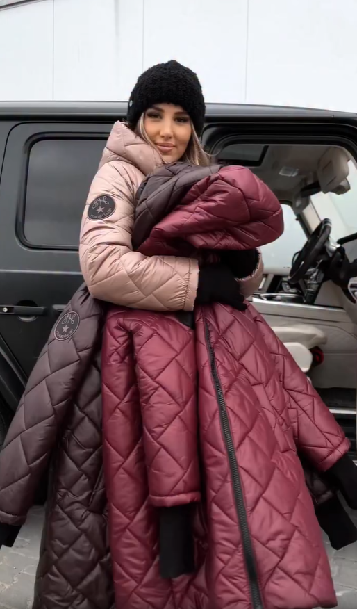 Margot | Elegant quilted down jacket with hood