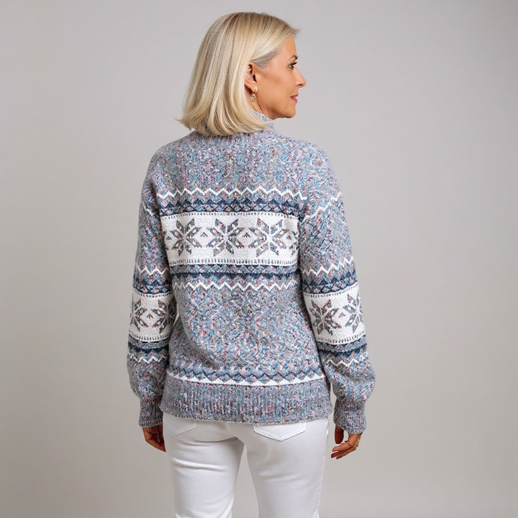 Melanie | Vintage Islandzki Sweter Wełniany