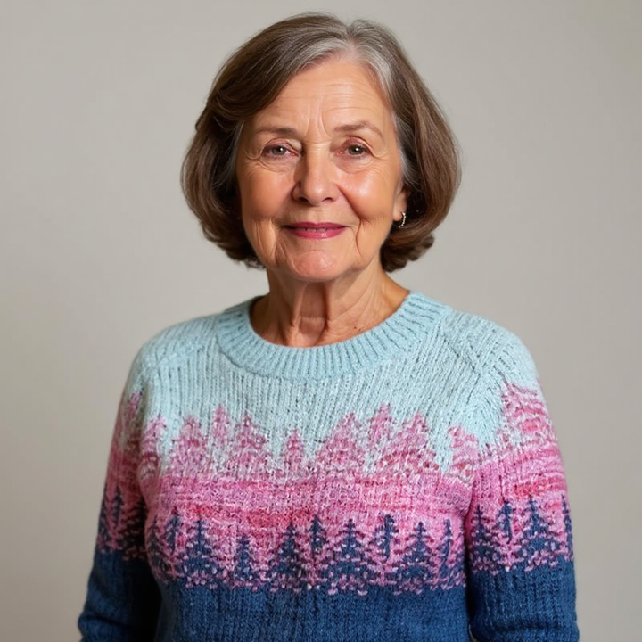 Avery | Vintage Islandzki Sweter Wełniany