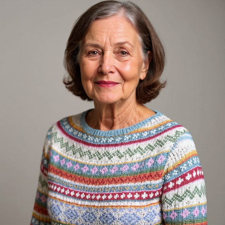 Camila | Vintage Islandzka Wełniana Sweter