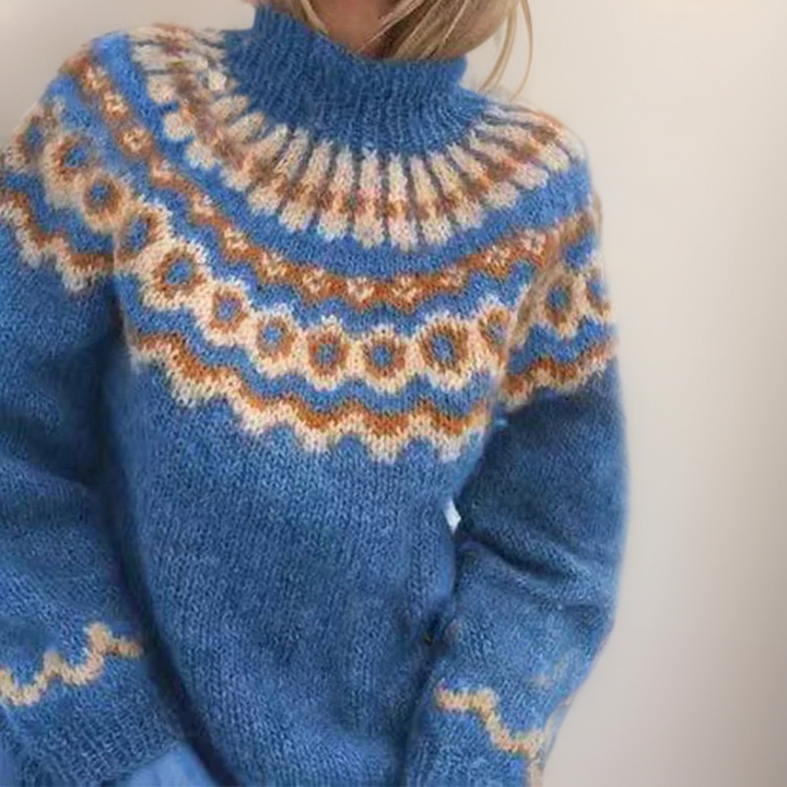 Amara | Vintage Islandzki Sweter Wełniany