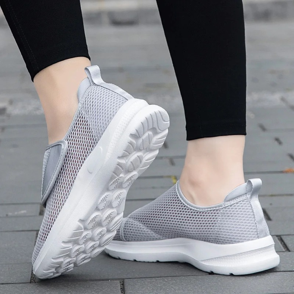 Orthopedic Mesh Shoes with Velcro Closure