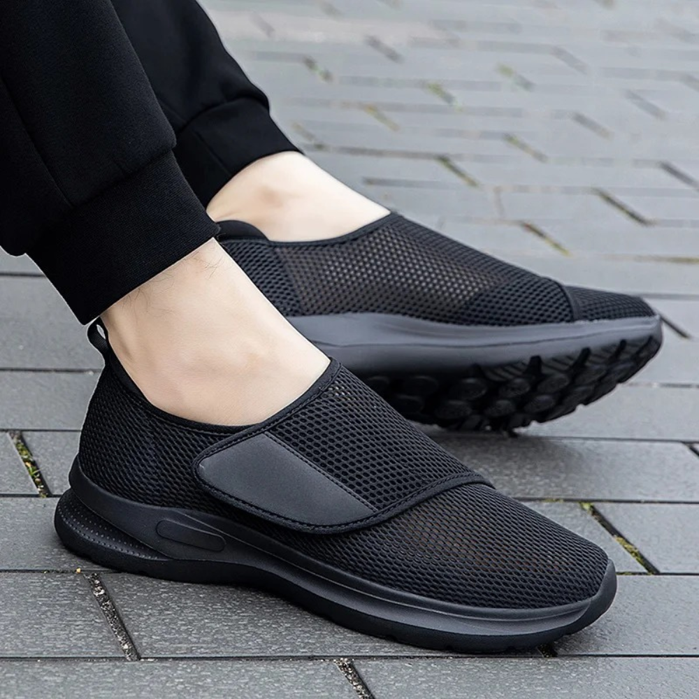 Orthopedic Mesh Shoes with Velcro Closure