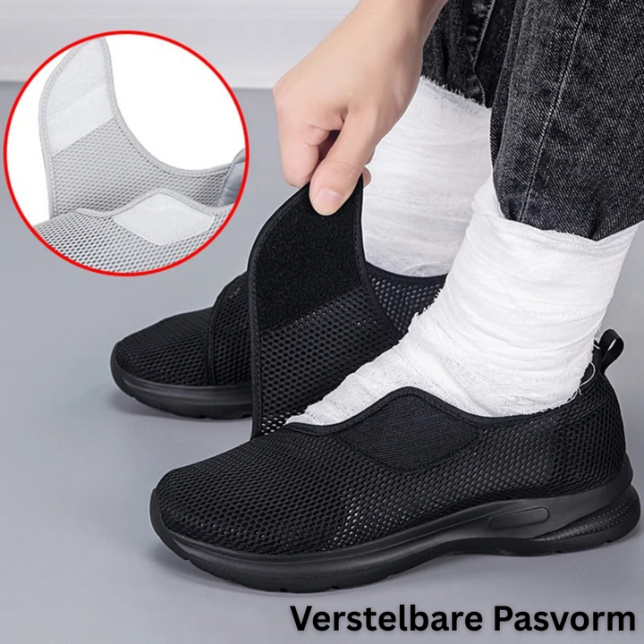 Orthopedic Mesh Shoes with Velcro Closure