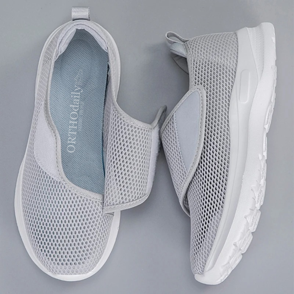 Orthopedic Mesh Shoes with Velcro Closure