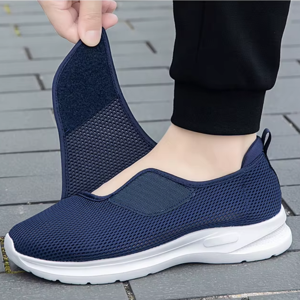 Orthopedic Mesh Shoes with Velcro Closure